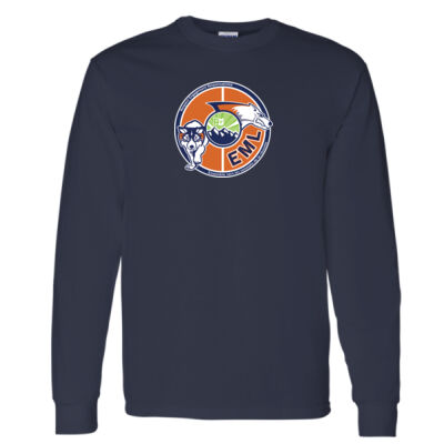 Gildan Unisex Wolves Printed Long Sleeve Thumbnail