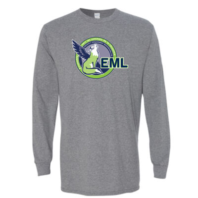 Gildan Unisex Howl Printed Long Sleeve Thumbnail